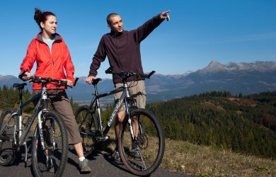 Biking and cycling Low Tatras