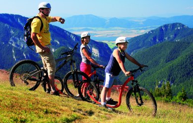 Cykloturistika a cyklostezky Nízké Tatry, Slovensko