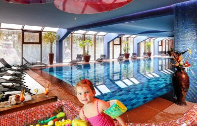 Bazén a saunový svet Plesnivec vo Wellness Hoteli Chopok ****