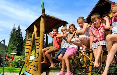 Unique playground for children at Wellness Hotel Chopok ****