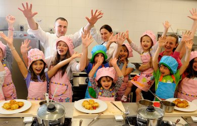 School of cooking for children at Wellness Hotel Chopok ****
